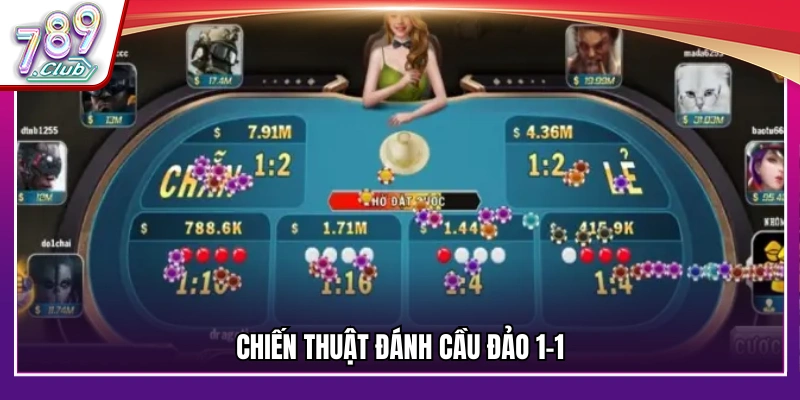 Cách bắt cầu xóc đĩa chơi cầu đảo 1-1